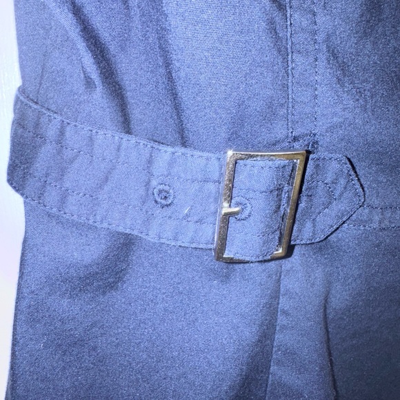 Express Dark Blue Short Sleeve Western Take, adjustable waist - Picture 8 of 12